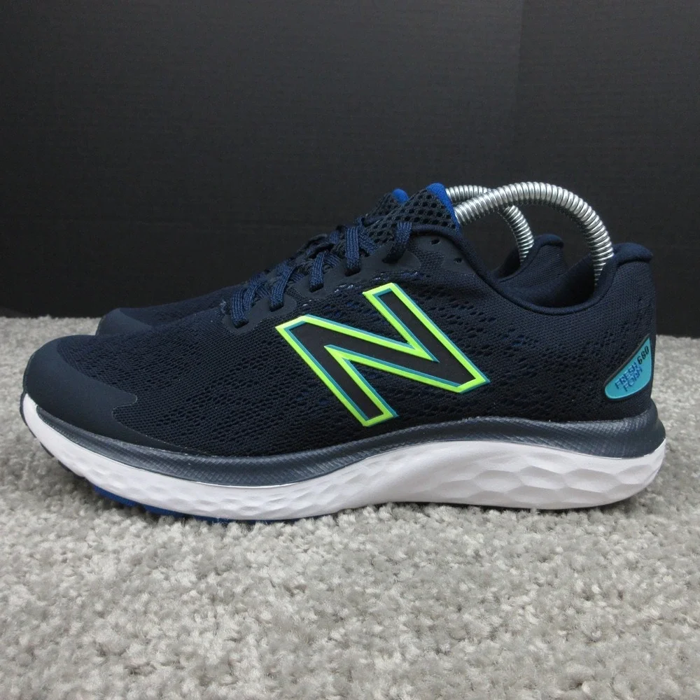 New Balance Sneakers Mens Size 7.5 US Blue Fresh Foam 680 Running Shoes Trainers
